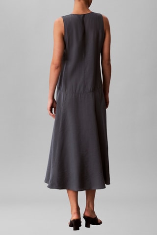 Robe midi - Bleu nuit