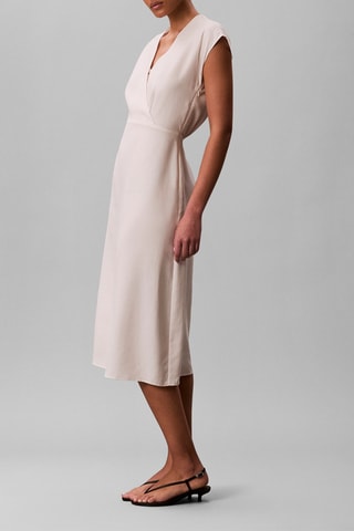 Robe midi - Ecru