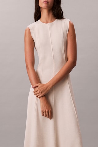 Robe midi - Ecru