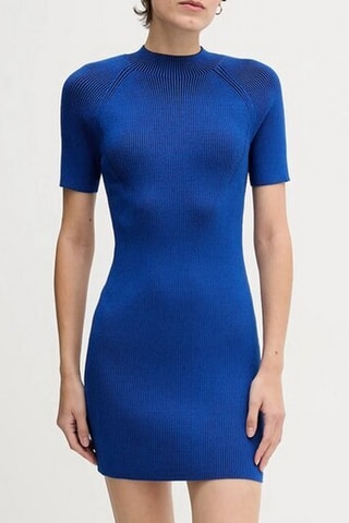 Robe pull - Bleu cobalt