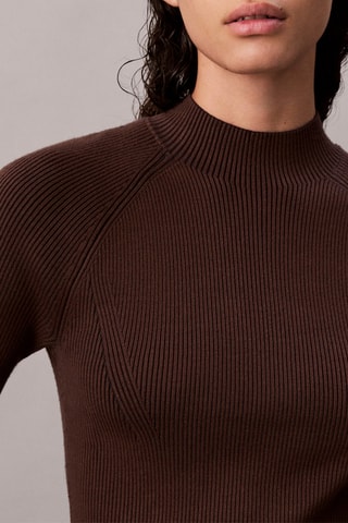 Robe droite - Marron