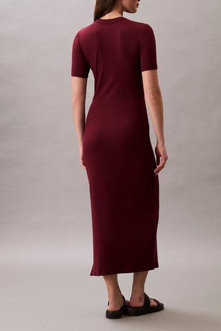 Robe midi  - Bordeaux