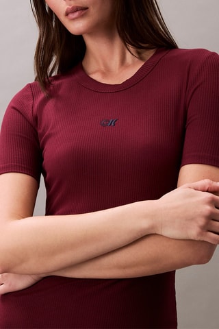 Robe midi  - Bordeaux