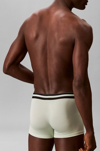 3 boxers - Noir, marron et vert d'eau
