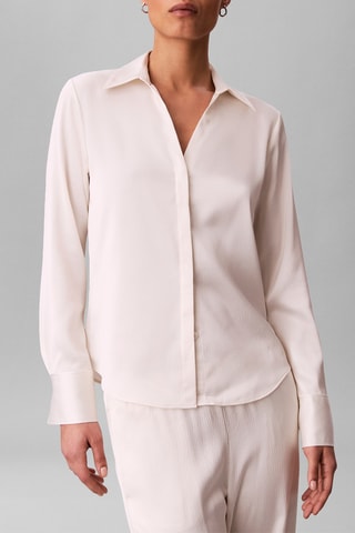 Chemisier slim - Blanc