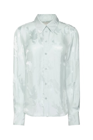 Chemisier slim - Vert d'eau
