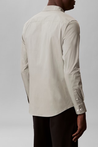 Chemise slim - Beige