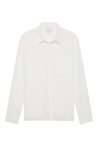 Chemise regular en lin - Blanc