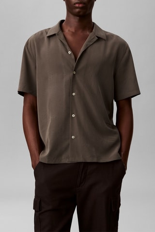 Chemise relaxed - Marron