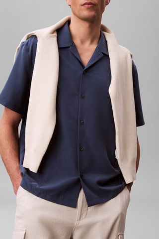 Chemise relaxed - Bleu marine