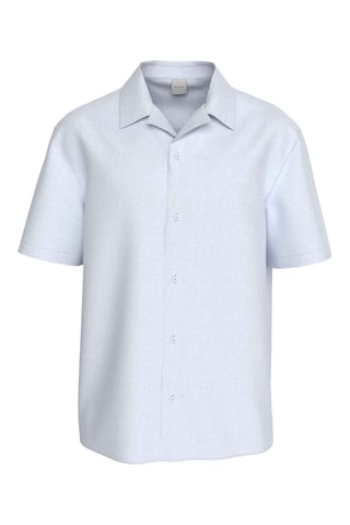 Chemise regular en lin - Blanc