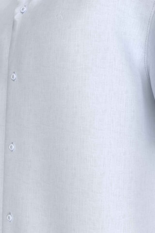 Chemise regular en lin - Blanc
