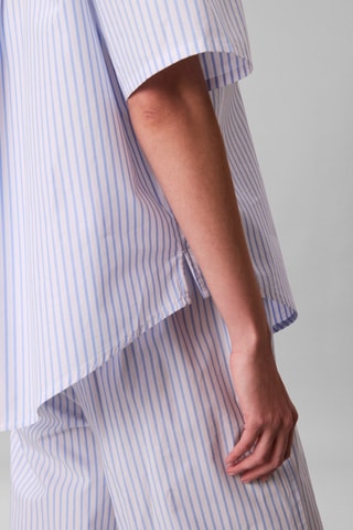 Chemise de pyjama - Ciel et blanc