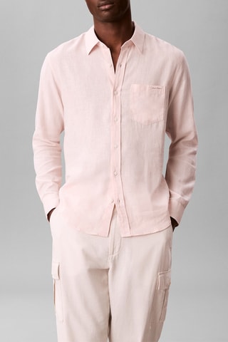 Chemise en lin - Orange