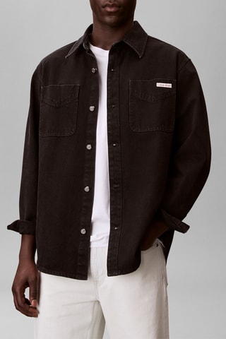Surchemise en jean - Noir