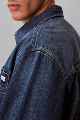 Surchemise en jean - Bleu marine