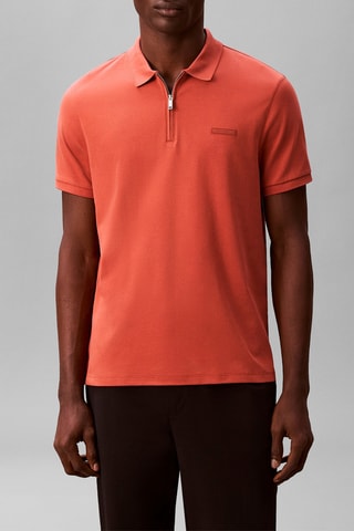 Polo slim - Rouge framboise