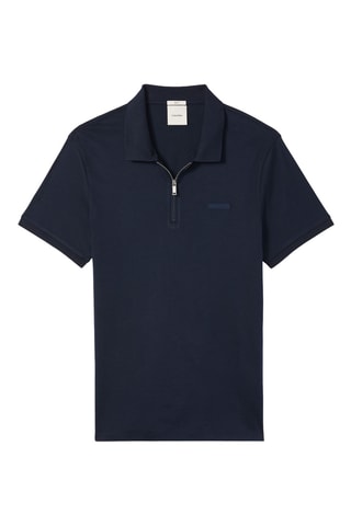 Polo slim - Bleu foncé