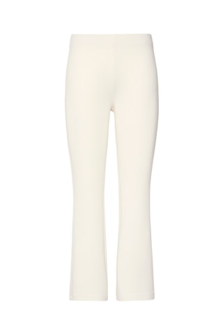 Pantalon flare taille haute - Blanc