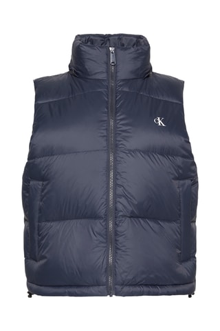 Doudoune sans manches - Bleu-gris