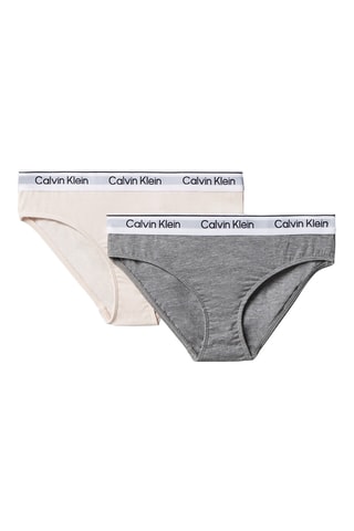 2 culottes - Rose poudré et gris
