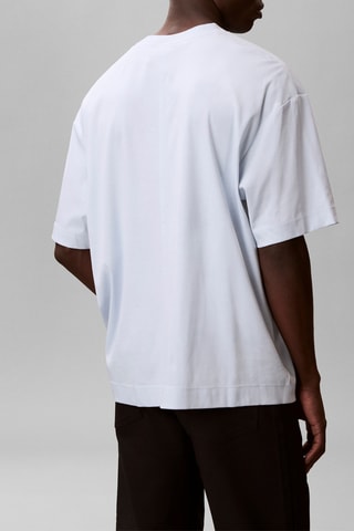 T-shirt relaxed - Bleu clair