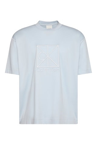 T-shirt relaxed - Bleu clair