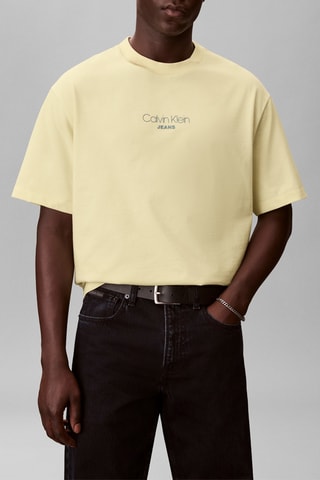 T-shirt relaxed - Jaune