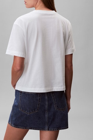 T-shirt relaxed - Blanc