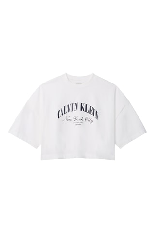 T-shirt cropped - Blanc