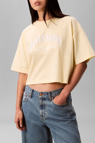 T-shirt cropped - Ecru