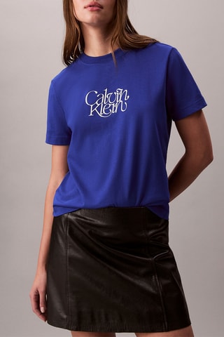 T-shirt - Bleu cobalt
