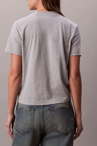 T-shirt - Gris clair chiné