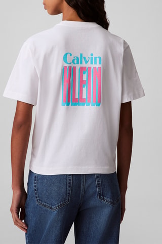 T-shirt boxy - Blanc
