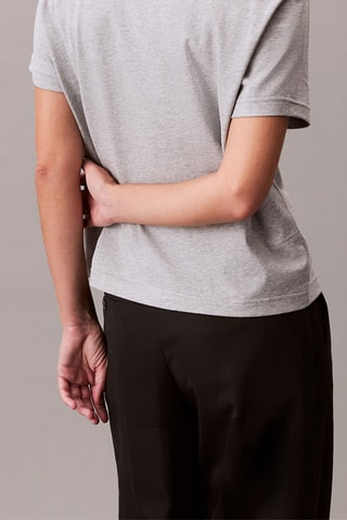 T-shirt - Gris clair chiné