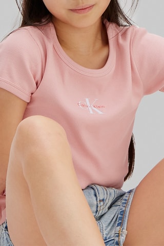 T-shirt en coton biologique - Rose
