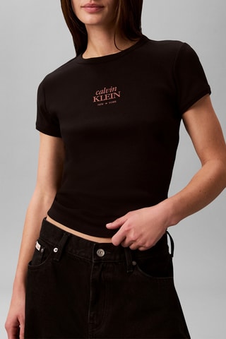 T-shirt slim - Noir