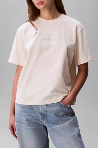 T-shirt relaxed - Ecru