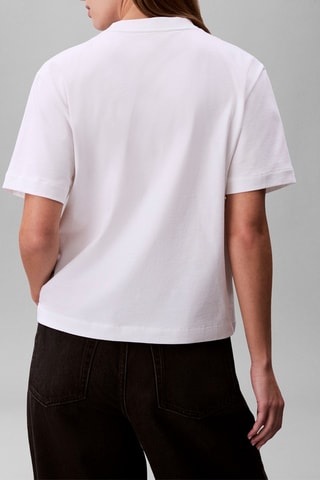 T-shirt ample - Blanc