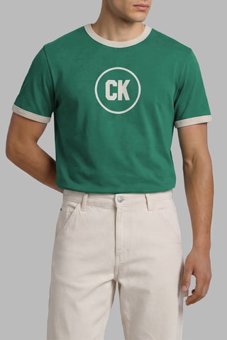 T-shirt relaxed - Vert