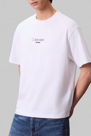 T-shirt relaxed - Blanc