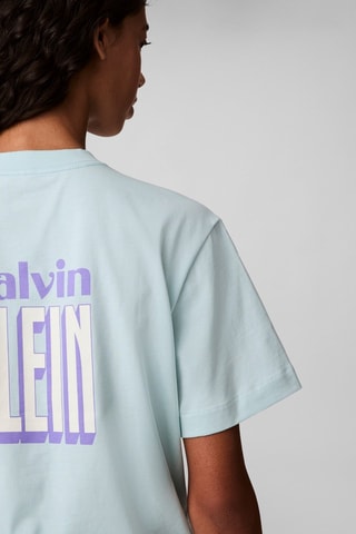 T-shirt boxy - Vert d'eau