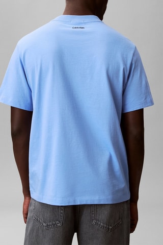 T-shirt relaxed - Bleu clair