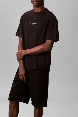 T-shirt relaxed - Noir