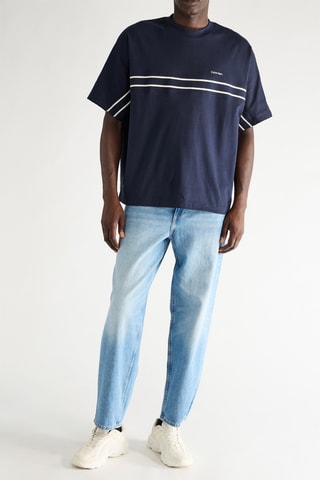 T-shirt oversize - Bleu marine