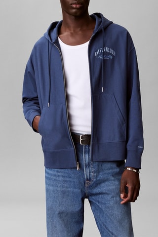 Sweat à capuche - Bleu marine