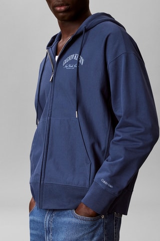 Sweat à capuche - Bleu marine