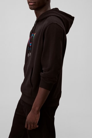 Sweat à capuche - Noir et vert clair