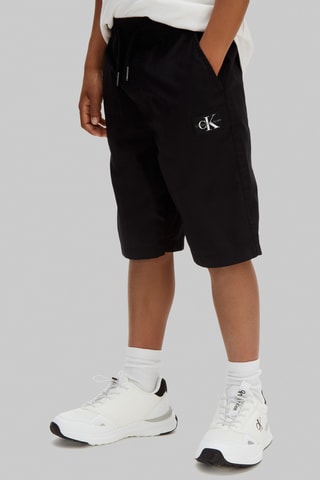 Short en coton biologique - Noir