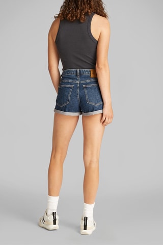 Short en jean mom - Bleu foncé